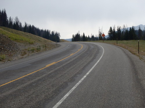GDMBR: Westbound and climbing on US 26/287 toward Togwotee Pass.